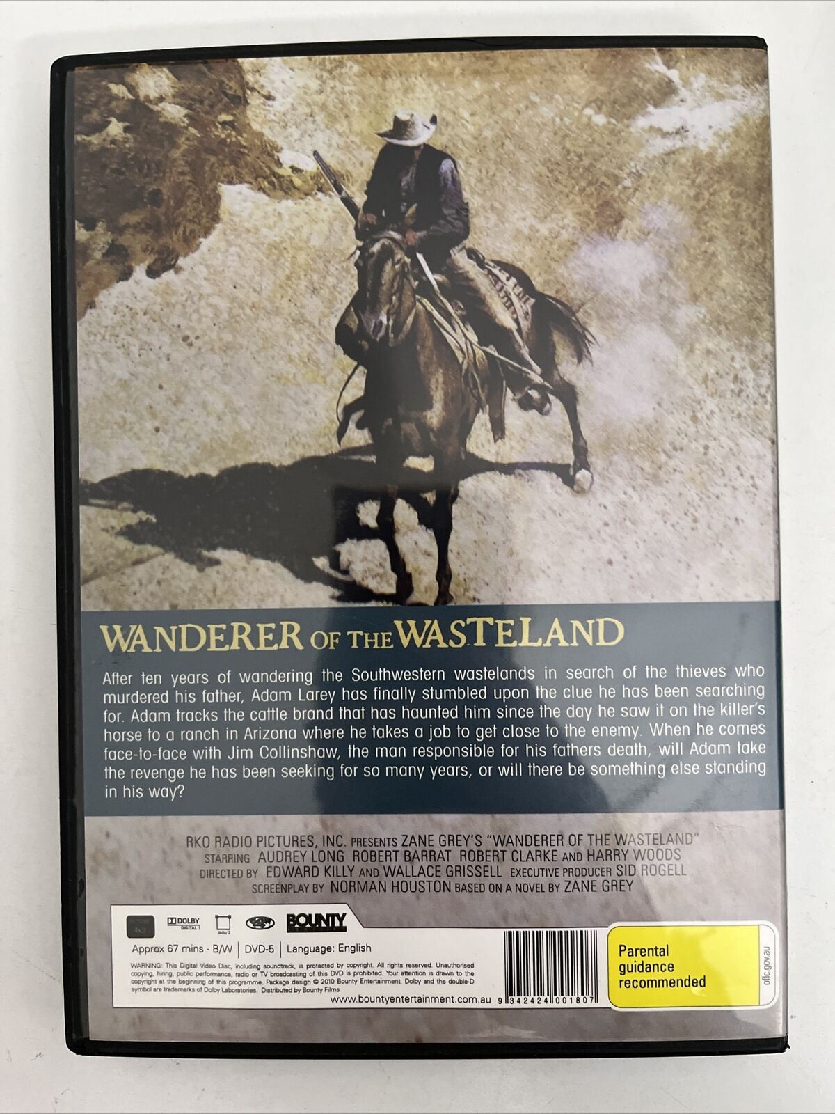 Wanderer of the Wasteland (DVD, 1945) NEW James Warren, Richard Martin Region 4