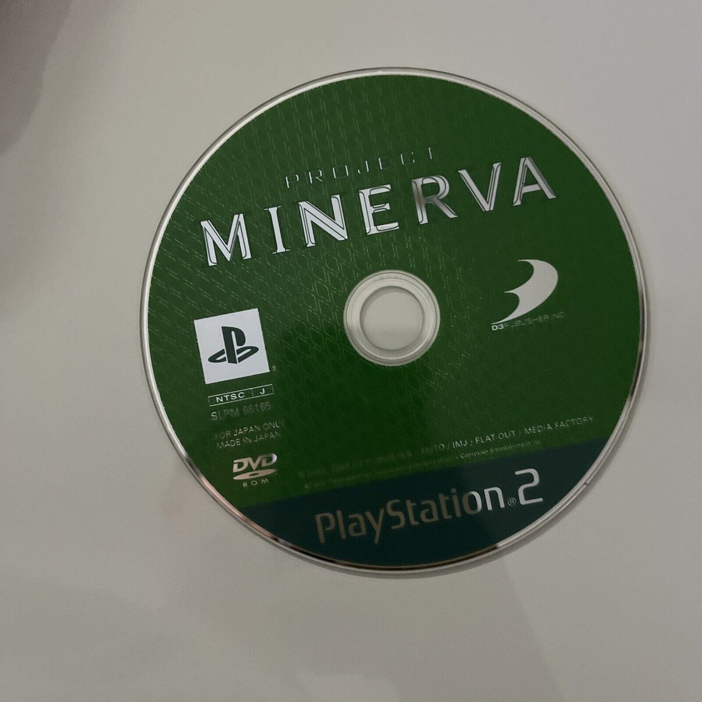 Project Minerva - Sony PlayStation 2 PS2 NTSC-J JAPAN 2002 Game