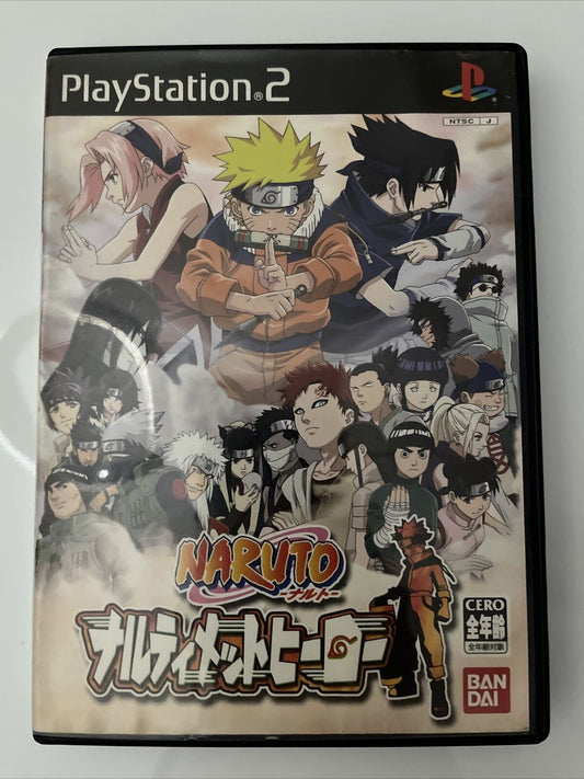 Naruto: Narutimate Hero Ninja - Sony PlayStation PS2 NTSC-J Japan Bandai Game