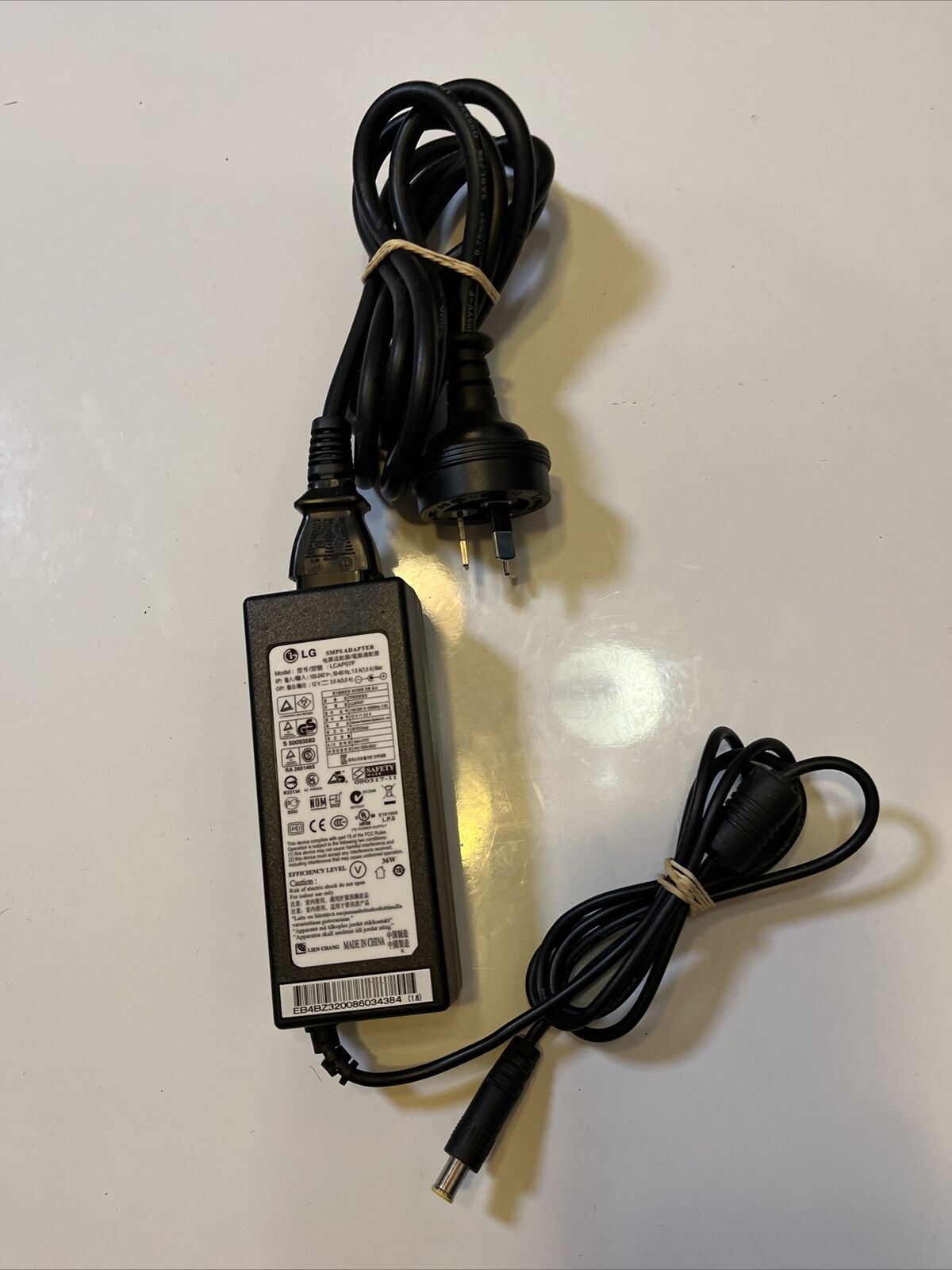 Genuine LG LCAP07F AC adapter SMPS Adapter 12V 3A Power Supply