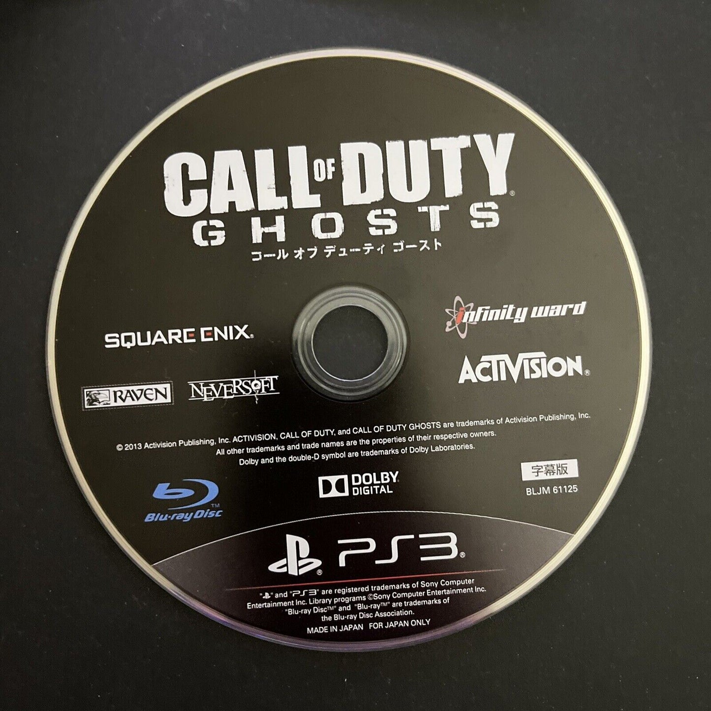 Call of Duty: Ghosts (Subtitled Edition) Sony PlayStation 3 PS3 JAPAN Game