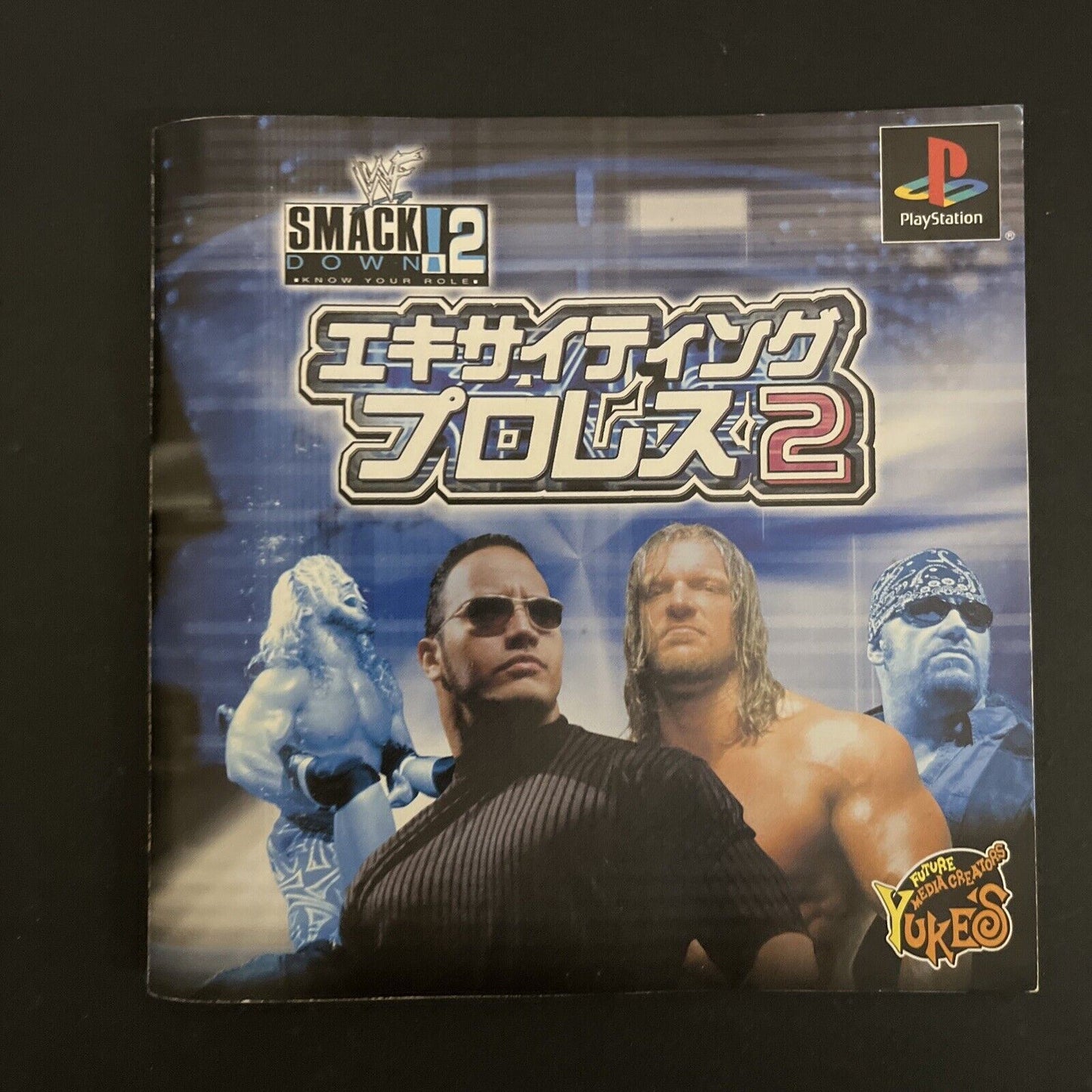 WWF Smackdown! 2 - Sony PlayStation PS1 NTSC-J JAPAN 2001 Pro Wrestling Game