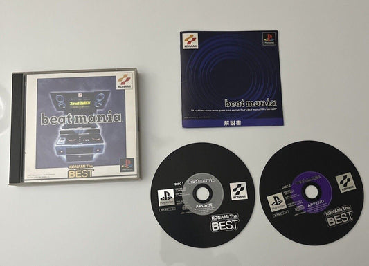 Beatmania 2nd Mix + Append Yebisu Mix - Sony PlayStation PS1 NTSC-J JAPAN Konami