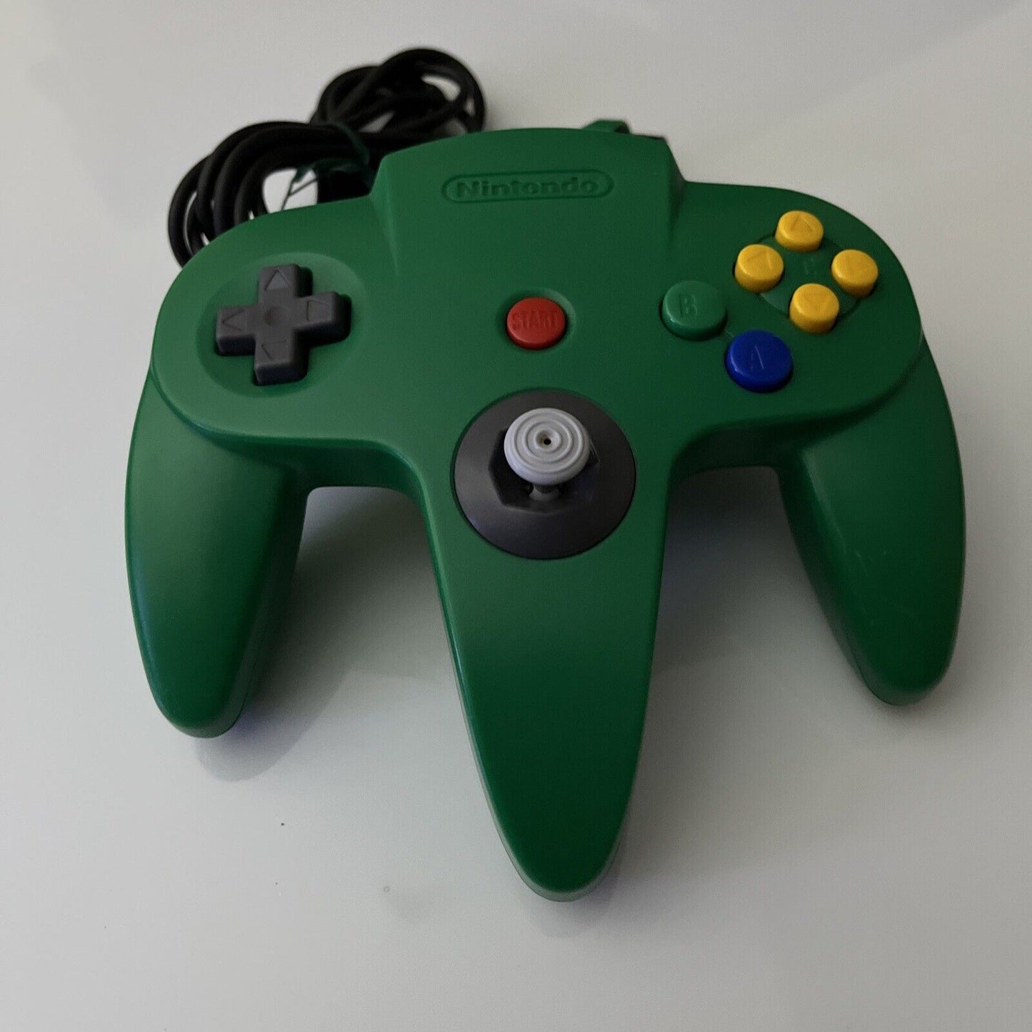 Official Nintendo 64 Controller Green N64 Genuine, Tested & Ex Working Condition