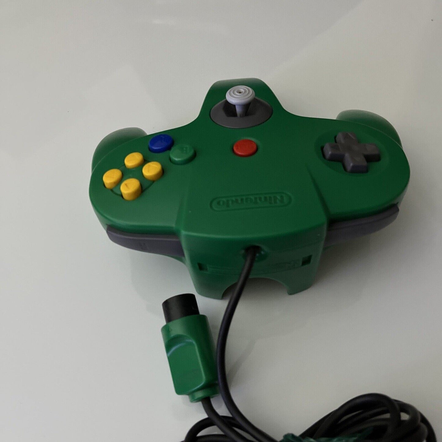 Official Nintendo 64 Controller Green N64 Genuine, Tested & Ex Working Condition