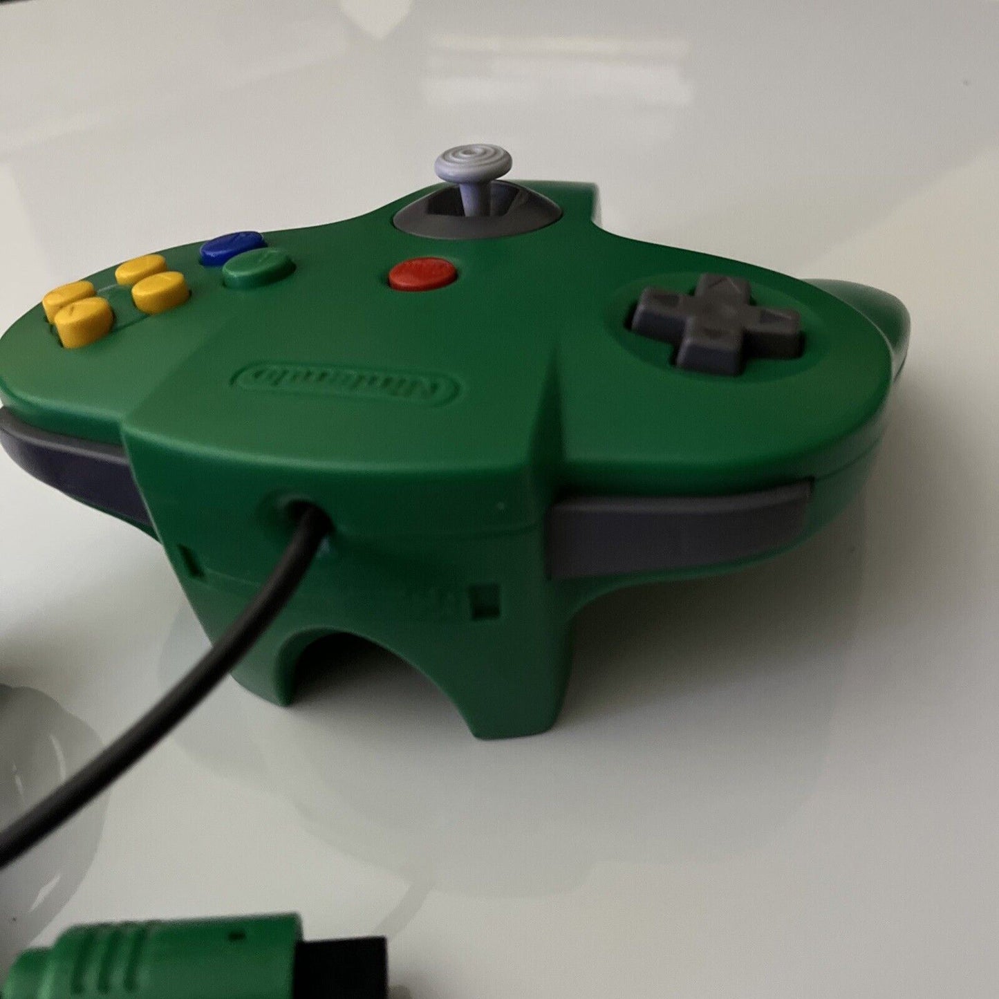 Official Nintendo 64 Controller Green N64 Genuine, Tested & Ex Working Condition