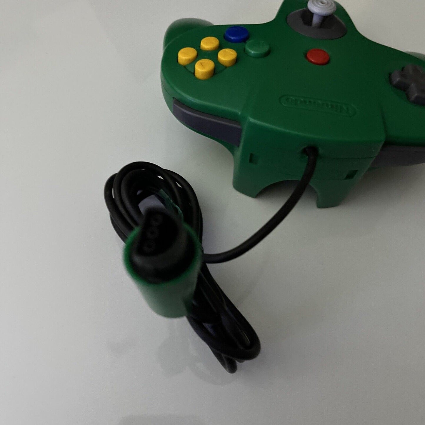 Official Nintendo 64 Controller Green N64 Genuine, Tested & Ex Working Condition