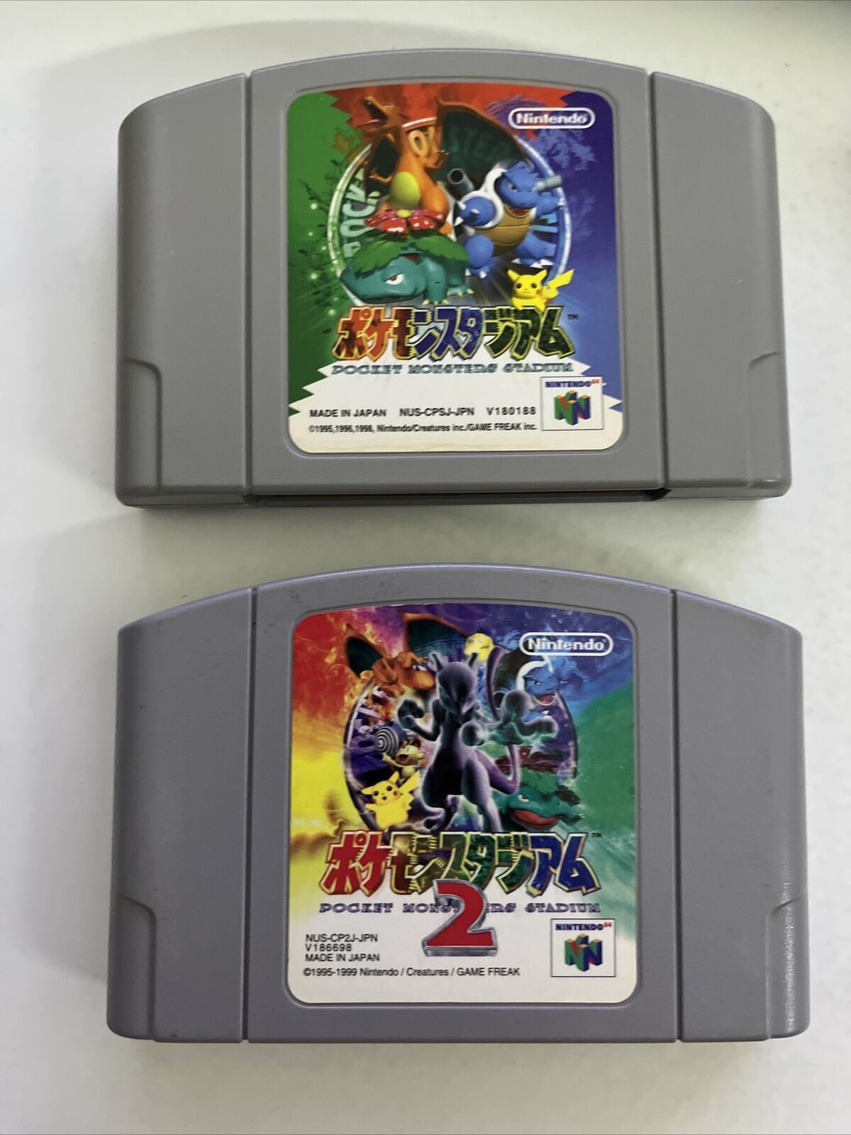 Pokemon Stadium 1 & 2 - Nintendo 64 NTSC-J JAPAN N64 Game