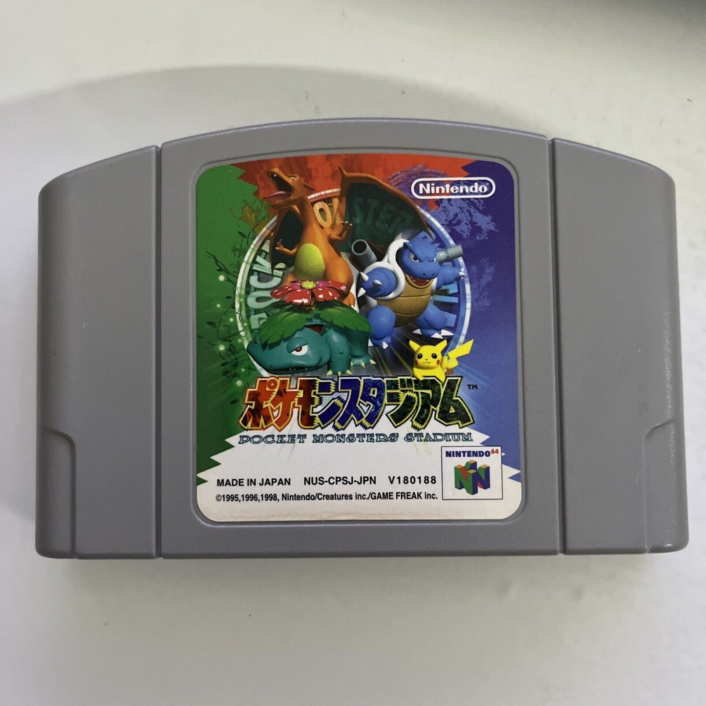 Pokemon Stadium 1 & 2 - Nintendo 64 NTSC-J JAPAN N64 Game