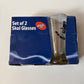 Official AFL Port Power Set of 2 Skol Glasses