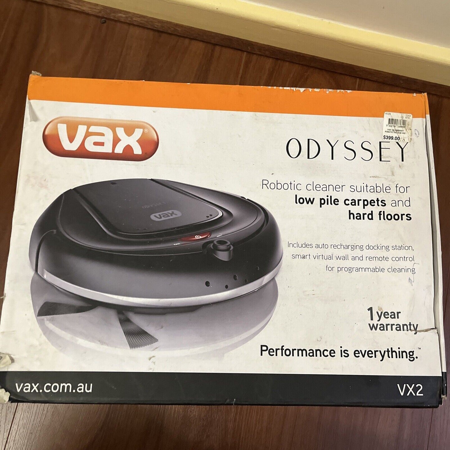 Vax Odyssey Robotic Cleaner VX2 Automatic Vacuum Machine