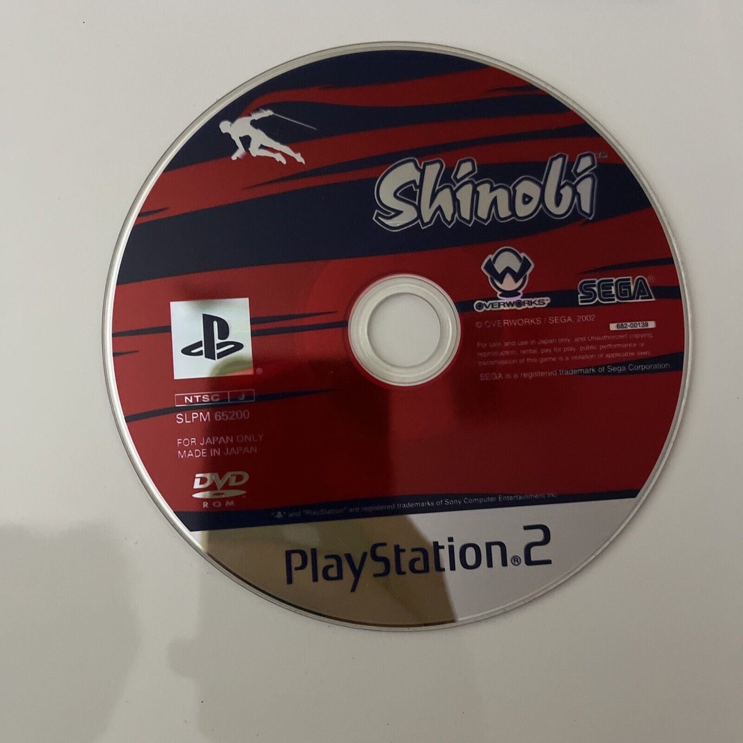 Shinobi - Sony PlayStation 2 PS2 NTSC-J JAPAN Sega Action 2002 Game