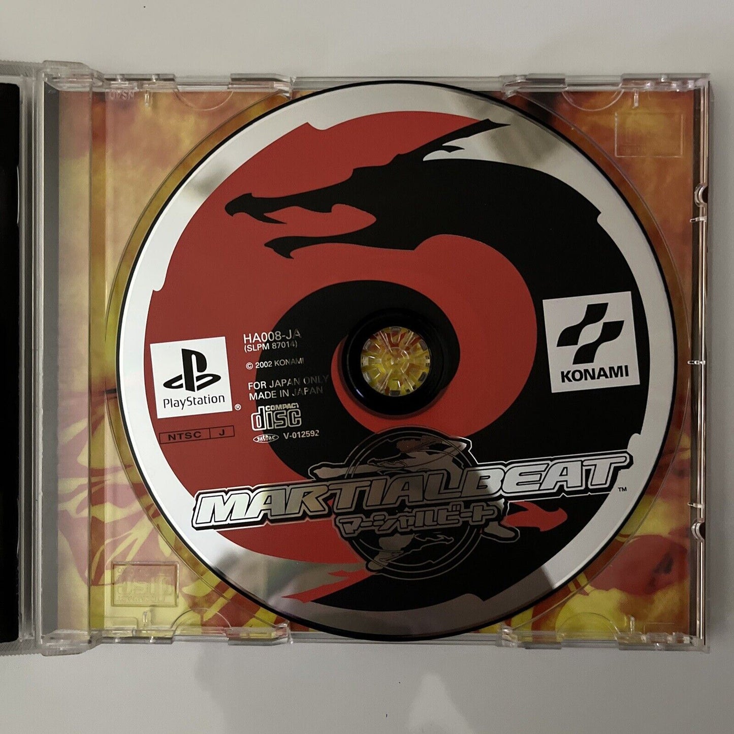 Martial Beat - Sony PlayStation PS1 NTSC-J JAPAN Music Dance Konami 2002 Game