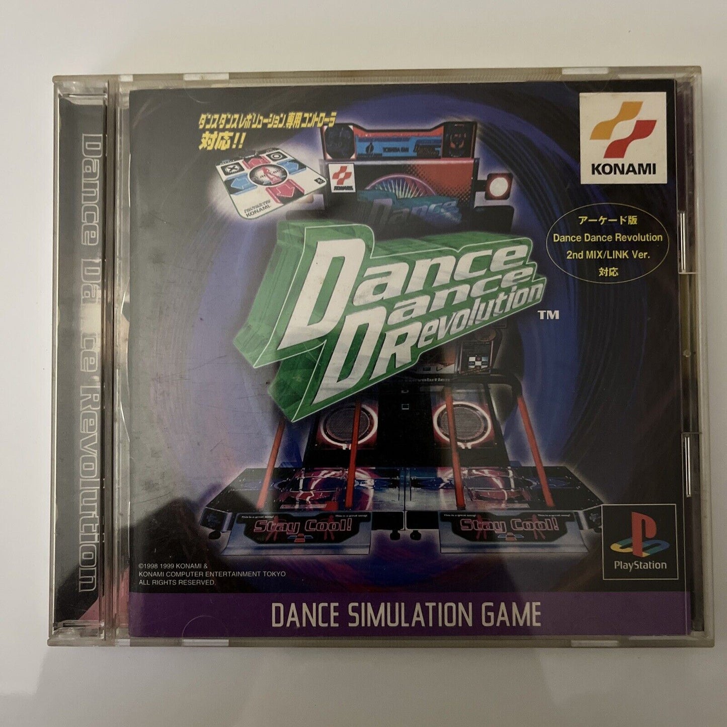 Dance Dance Revolution 1 & 2 Remix - Sony PlayStation PS1 NTSC-J JAPAN Game