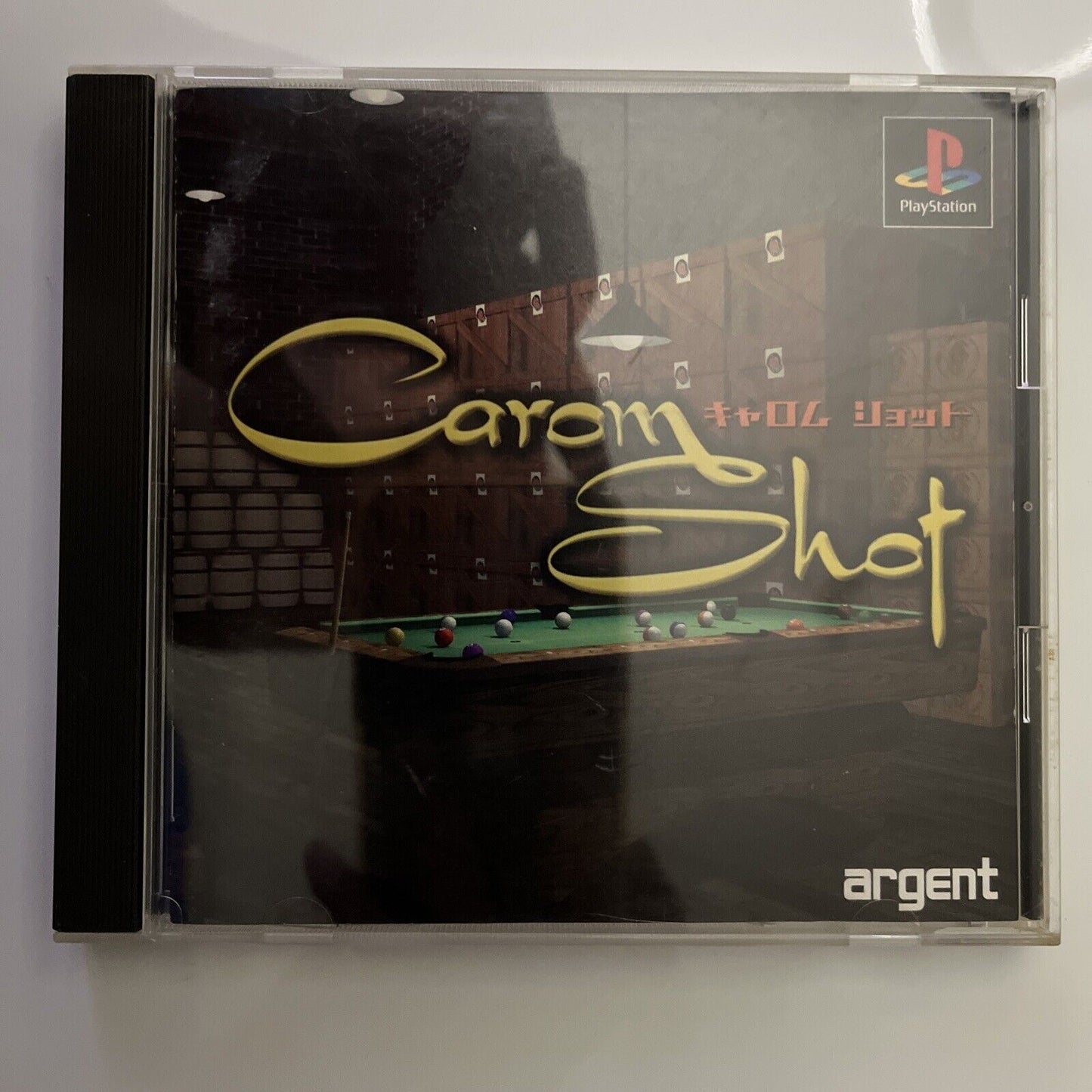 Carom Shot - Sony PlayStation PS1 NTSC-J JAPAN Billiards 1997 Game