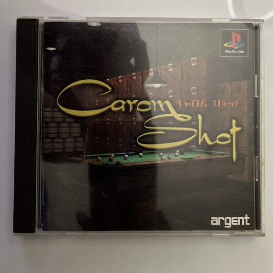 Carom Shot - Sony PlayStation PS1 NTSC-J JAPAN Billiards 1997 Game