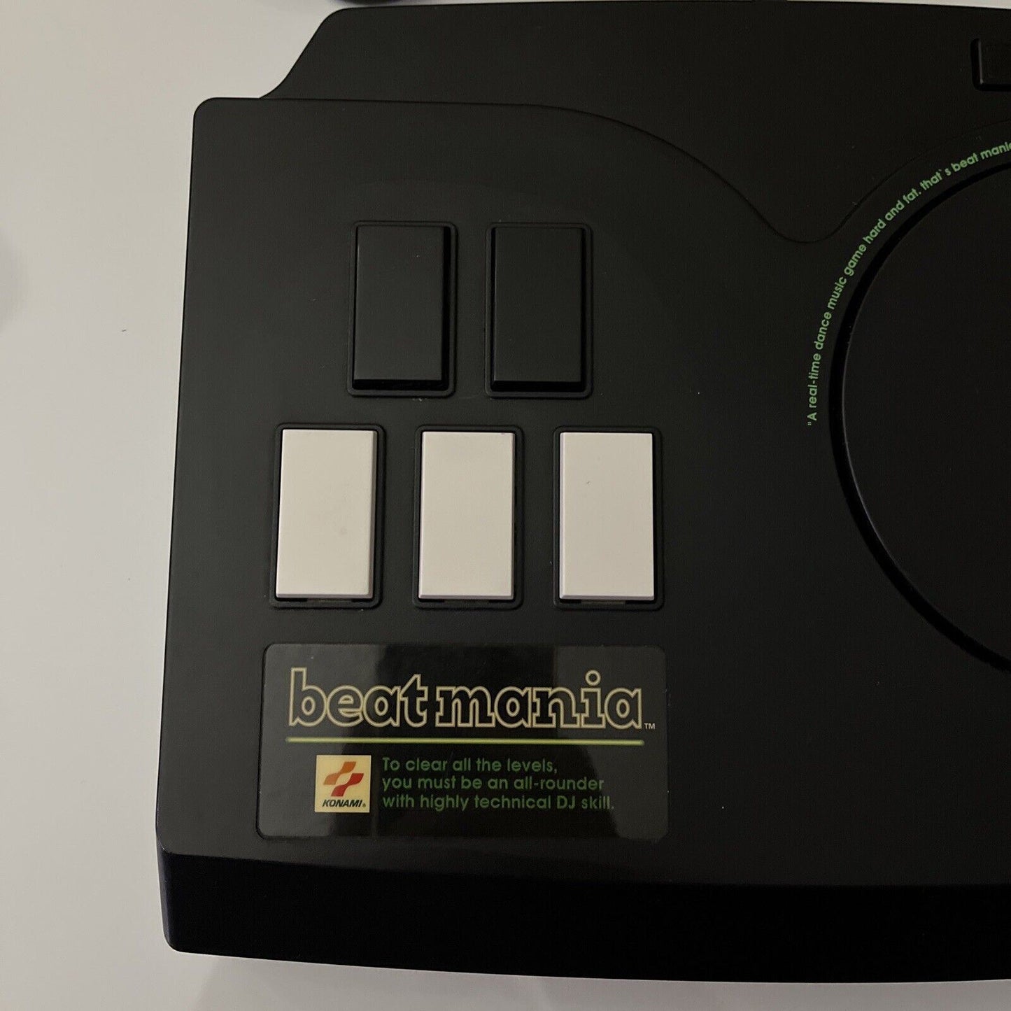 Official Sony PlayStation Beatmania ASCII Konami DJ Controller ASC-0515BM