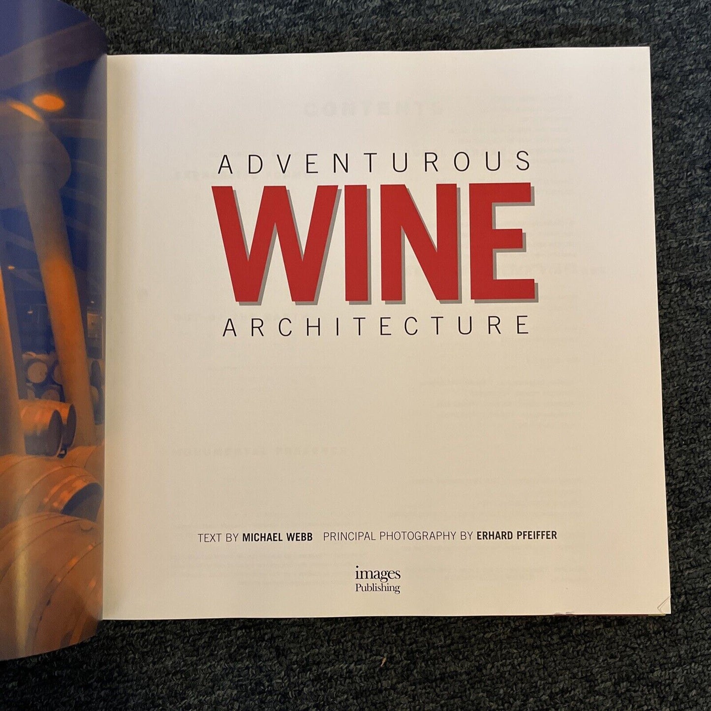 Adventurous Wine Architecture by Michael Webb (Hardcover, 2005)