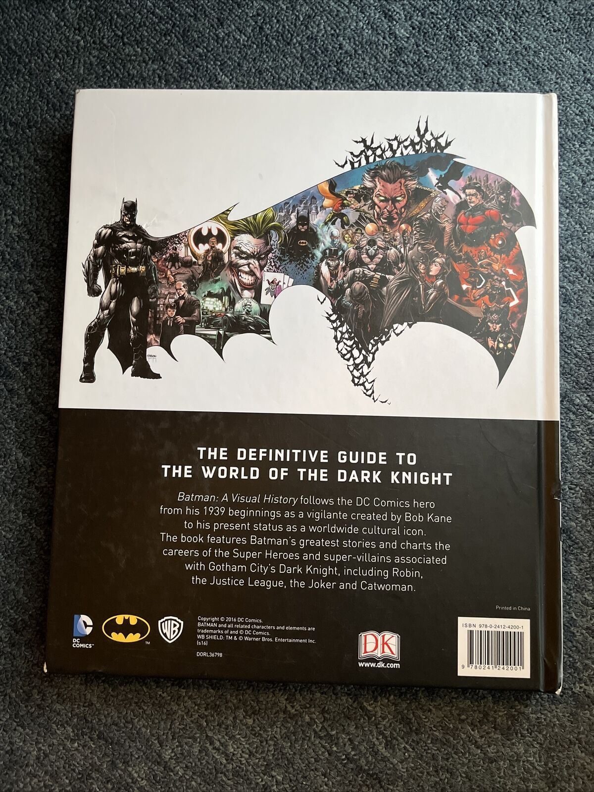 Atman Visual Batman: A Visual History by DC Comics Hardcover Book – Retro Unit