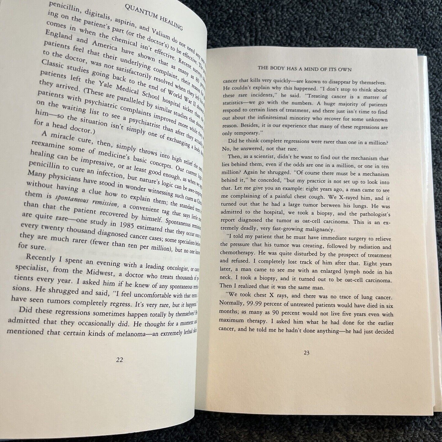 Quantum Healing: Exploring the Frontiers of Mind/Body Medicine by Deepak Chopra