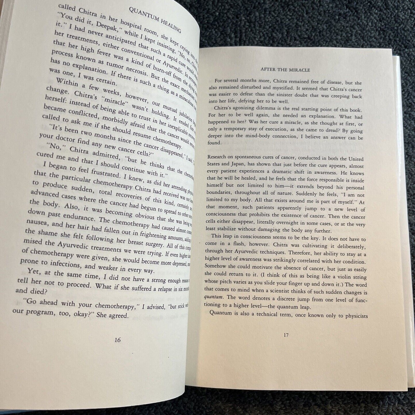 Quantum Healing: Exploring the Frontiers of Mind/Body Medicine by Deepak Chopra