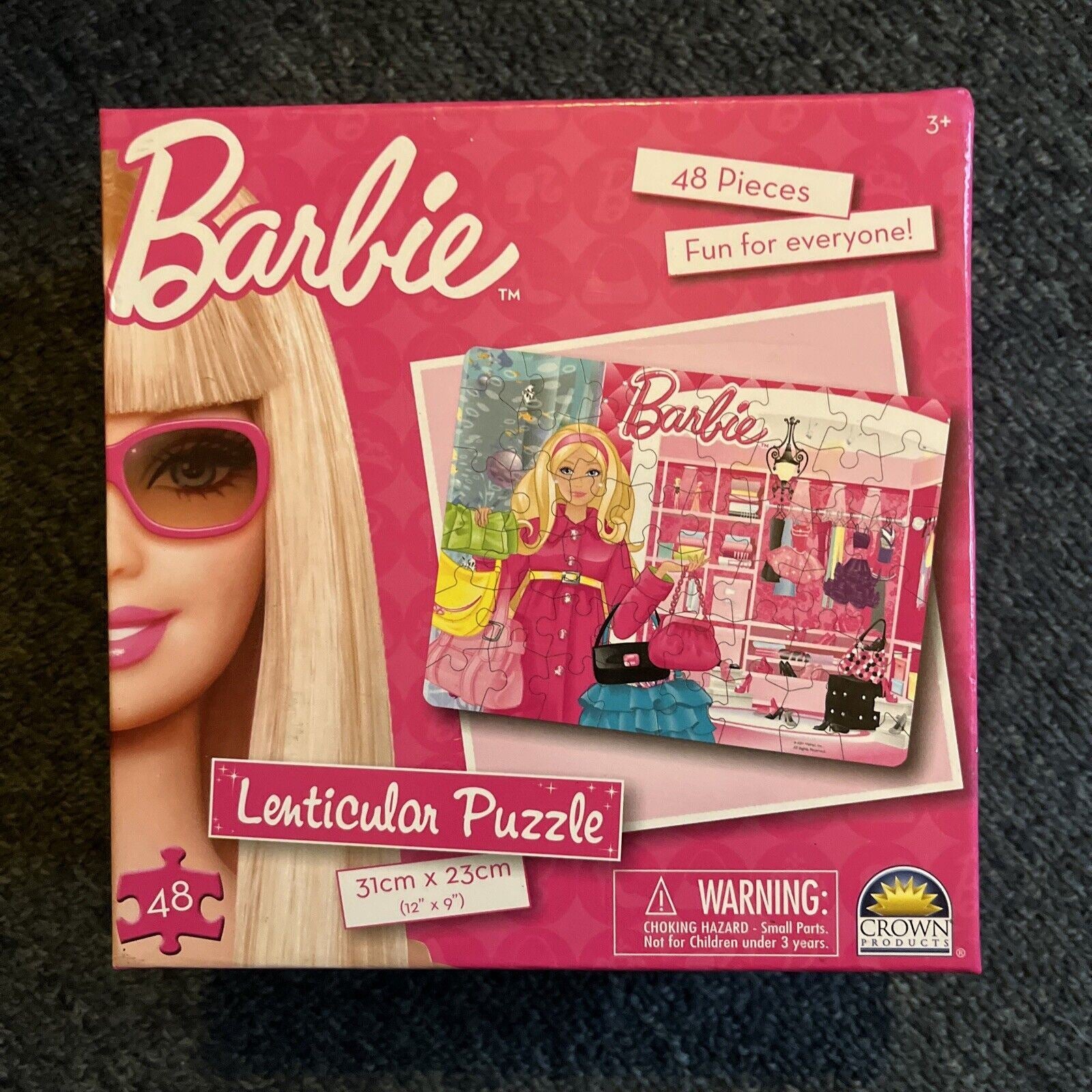Barbie 48 Piece Lenticular Jigsaw Puzzle New and Sealed