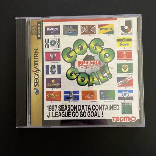 J.League Go Go Goal! - Sega Saturn NTSC-J JAPAN Soccer Football Tecmo 1997 Game