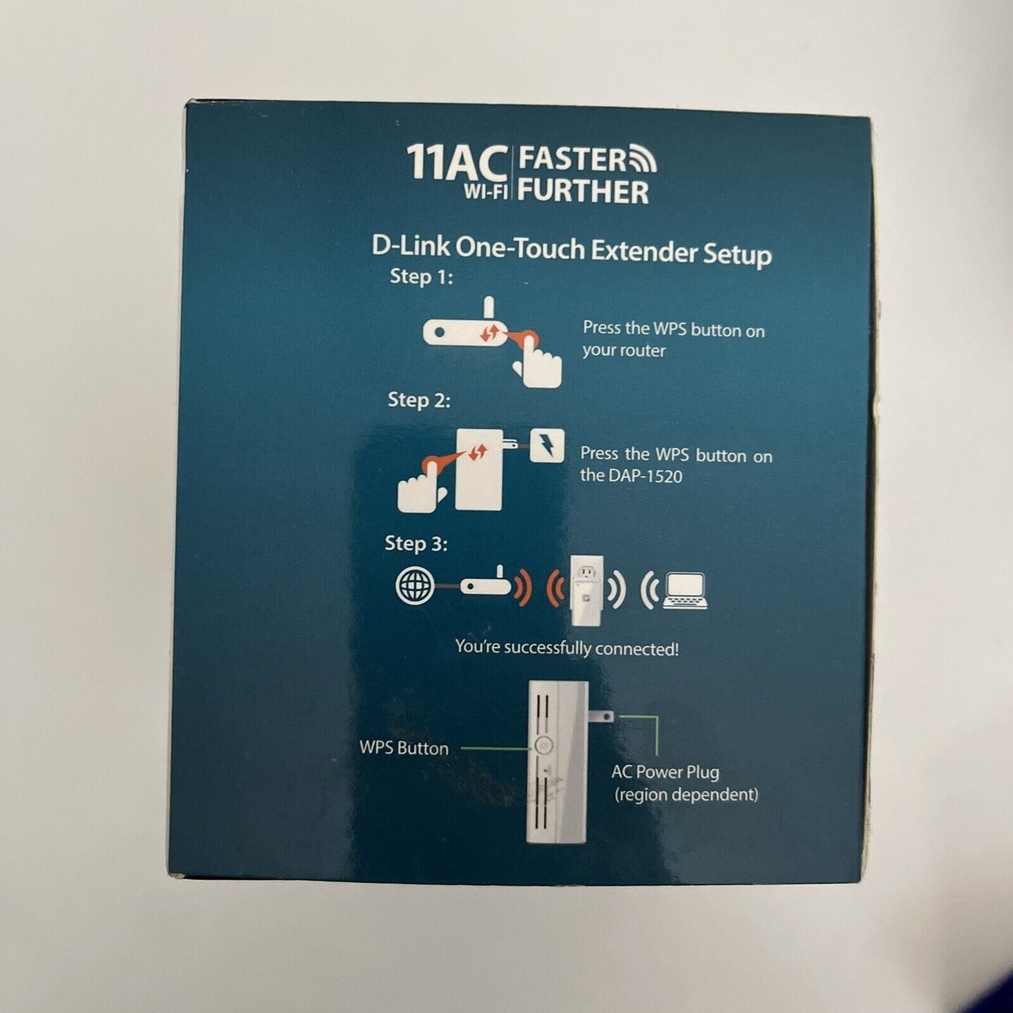 D-Link Wireless AC750 Dual Band Range Extender DAP-1520