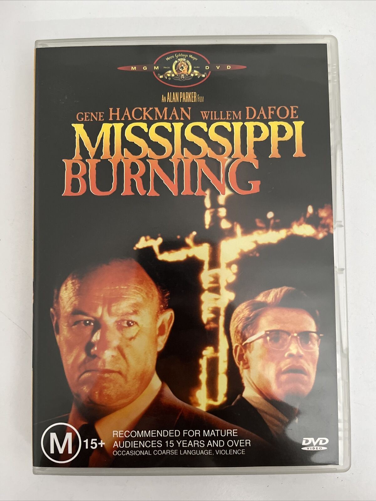 Mississippi Burning (DVD, 1988) Gene Hackman, Willem Dafoe. Region 4 NEW