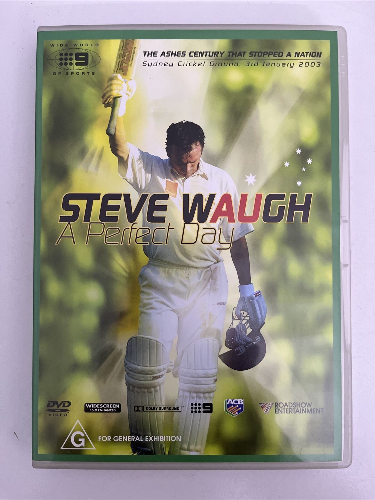 Steve Waugh - A Perfect Day (DVD,2002) Adam Gilchrist, Richie Benaud Region4 NEW