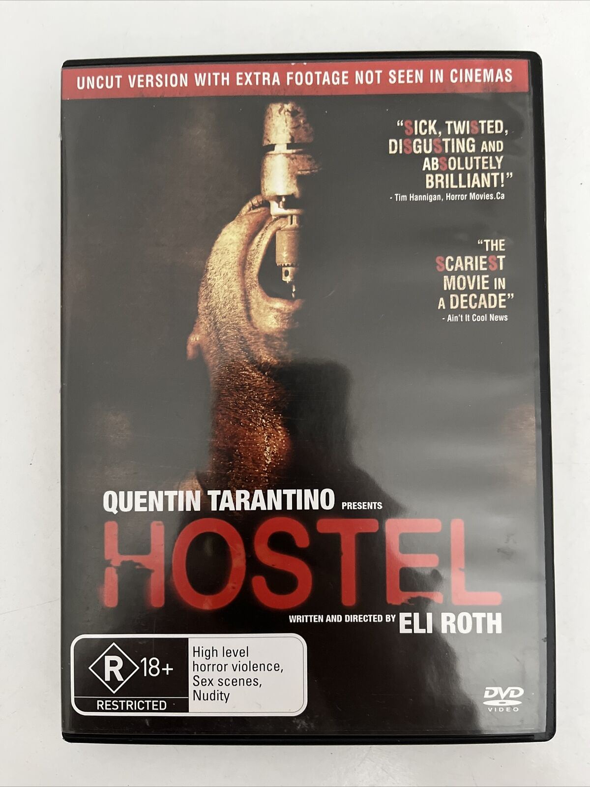 Hostel - Uncut Edition (DVD, 2005) Jay Hernandez, Derek Richardson. Region 4 NEW