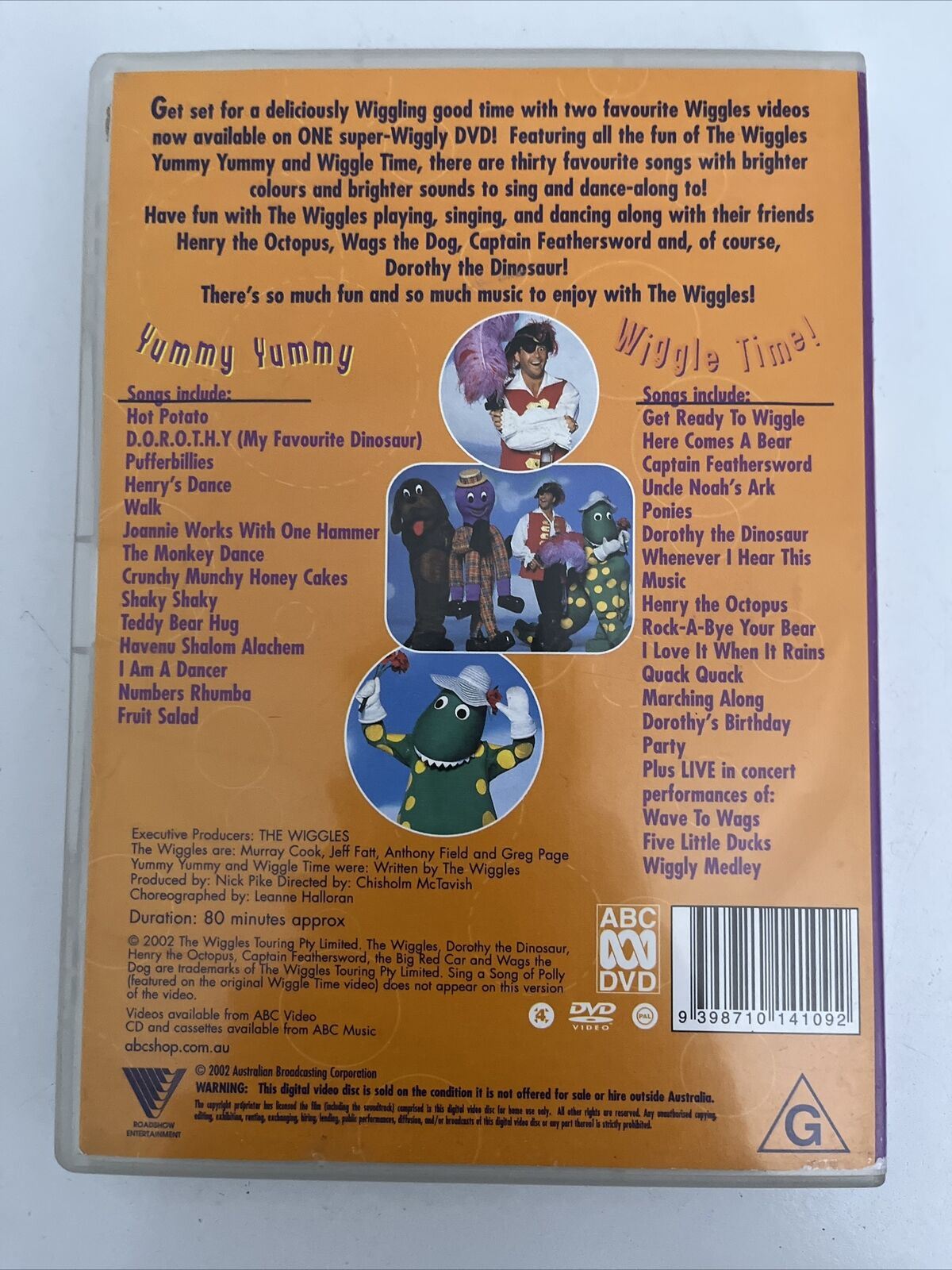 The Wiggles - Wiggle Time! / Yummy Yummy (DVD) Region 4