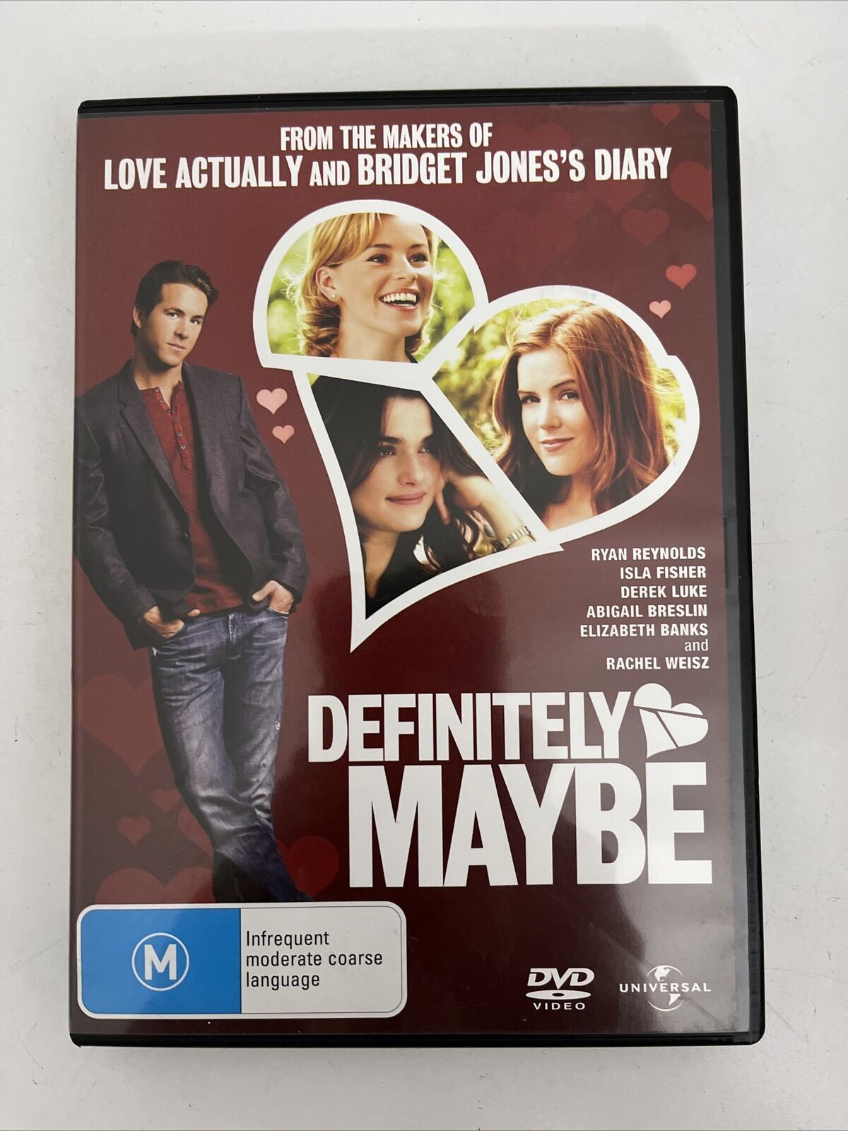 Definitely, Maybe (DVD, 2008) Ryan Reynolds, Rachel Weisz. Region 4 NEW