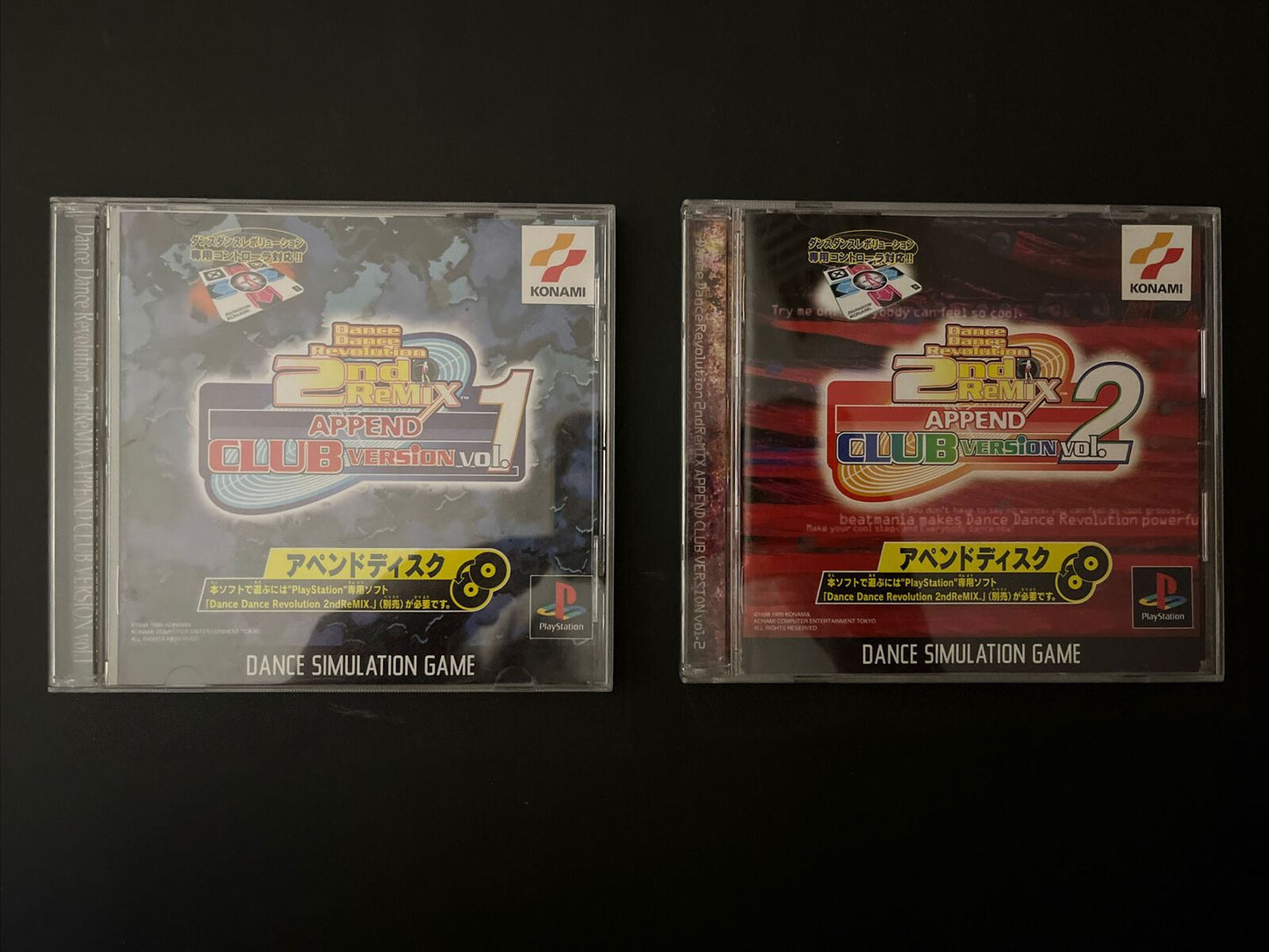 Dance Dance Revolution Club Vol 1 & 2 - Sony PlayStation PS1 NTSC-J JAPAN Game