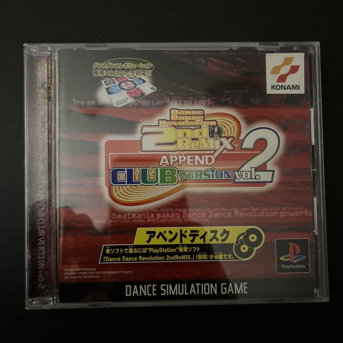 Dance Dance Revolution Club Vol 1 & 2 - Sony PlayStation PS1 NTSC-J JAPAN Game