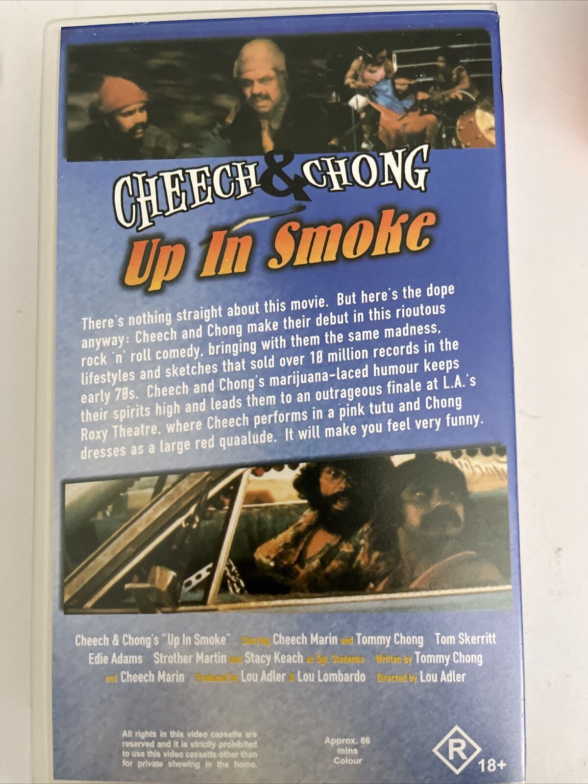 Cheech & Chong - Up in Smoke + Things Are Tough All Over VHS PAL