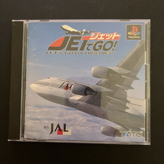 Jet de go! Let's go by Airliner - Sony PlayStation PS1 NTSC-J JAPAN Taito Game