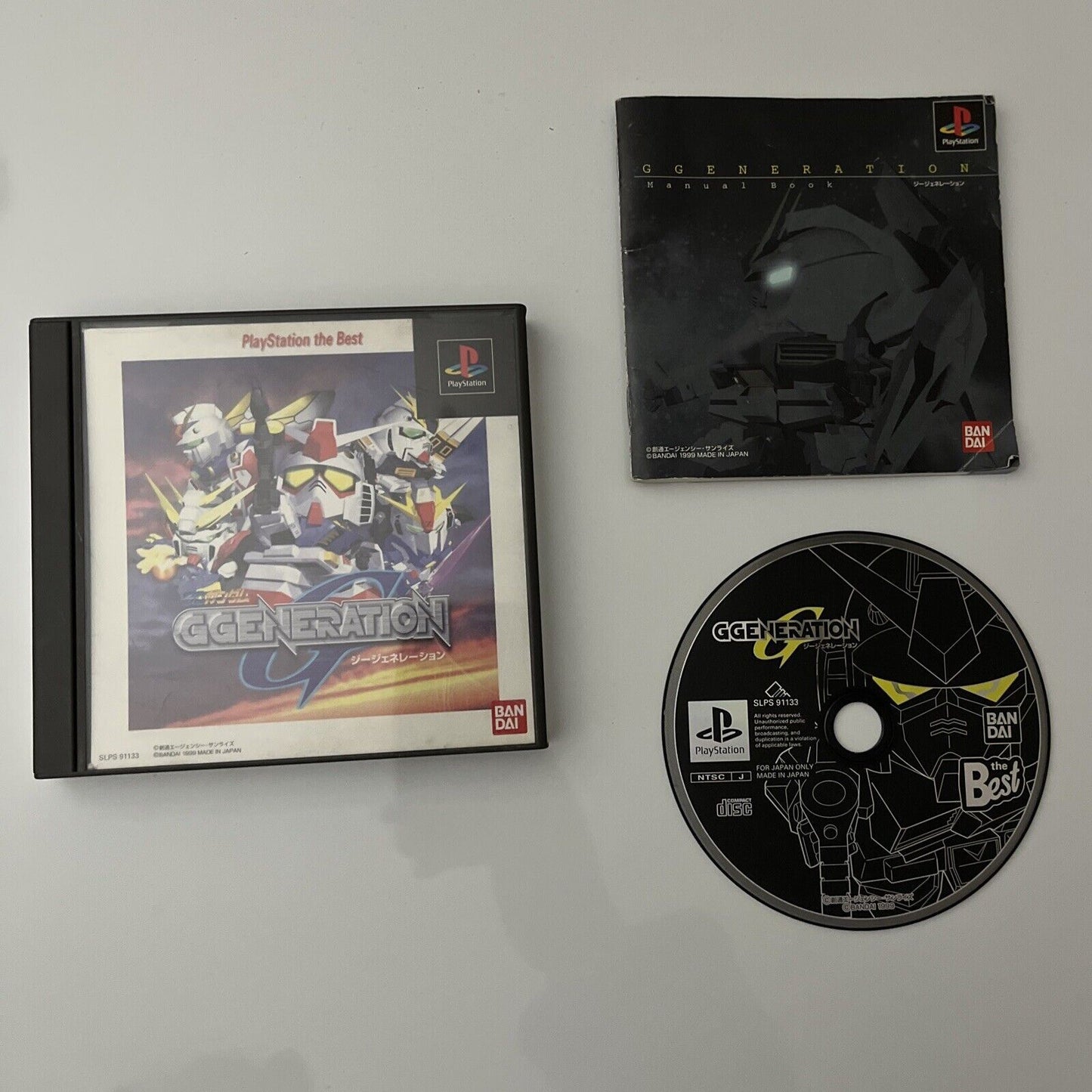 SD Gundam G Generation - Sony PlayStation PS1 NTSC-J JAPAN Bandai 1999 Game