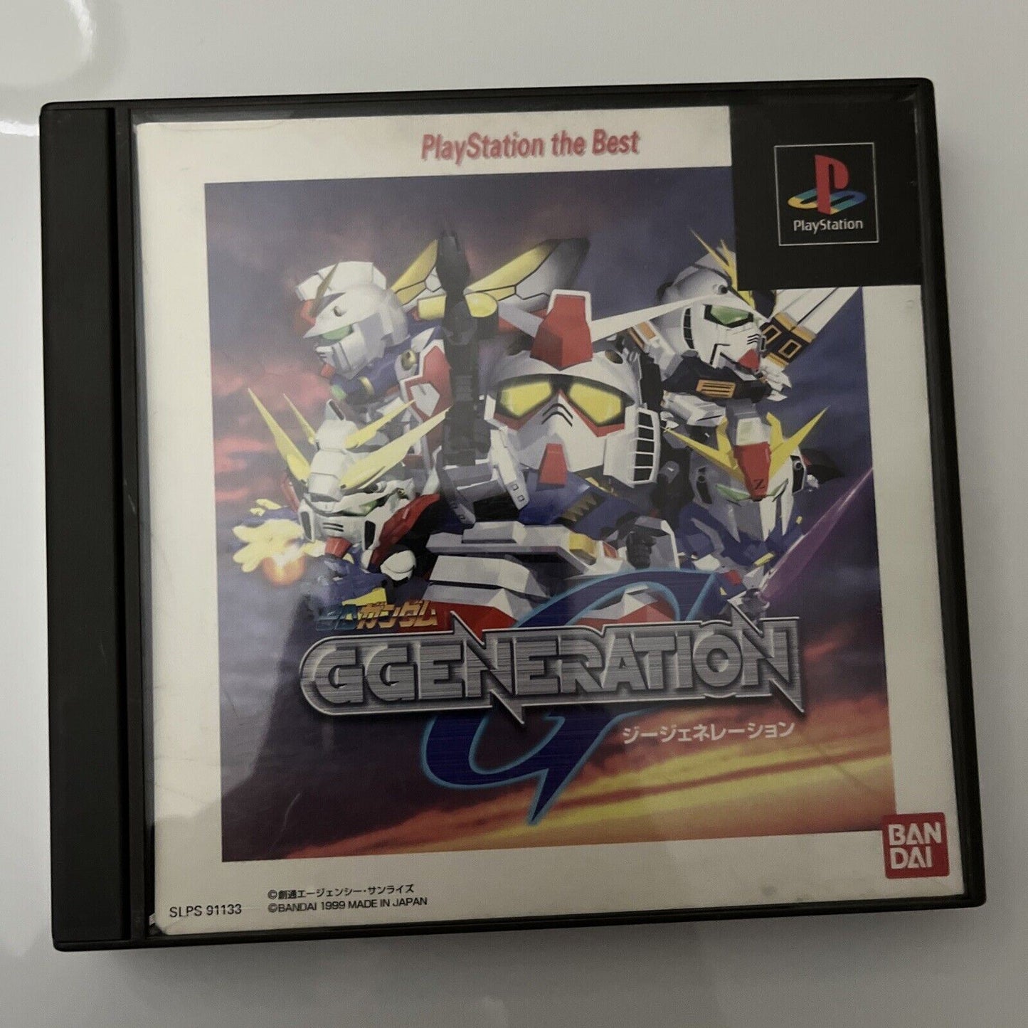 SD Gundam G Generation - Sony PlayStation PS1 NTSC-J JAPAN Bandai 1999 Game