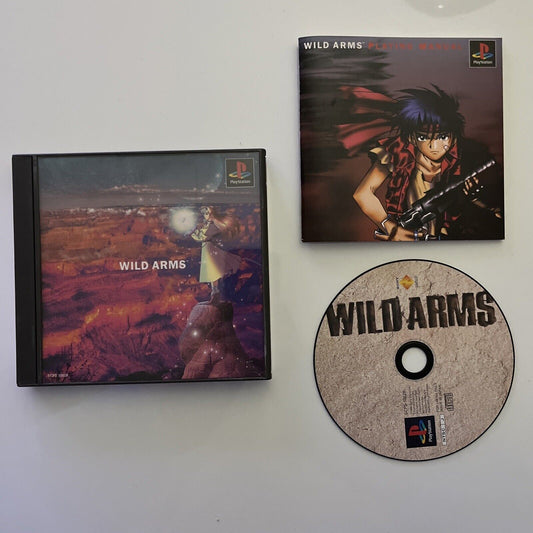 Wild Arms - Sony PlayStation PS1 NTSC-J JAPAN RPG Game