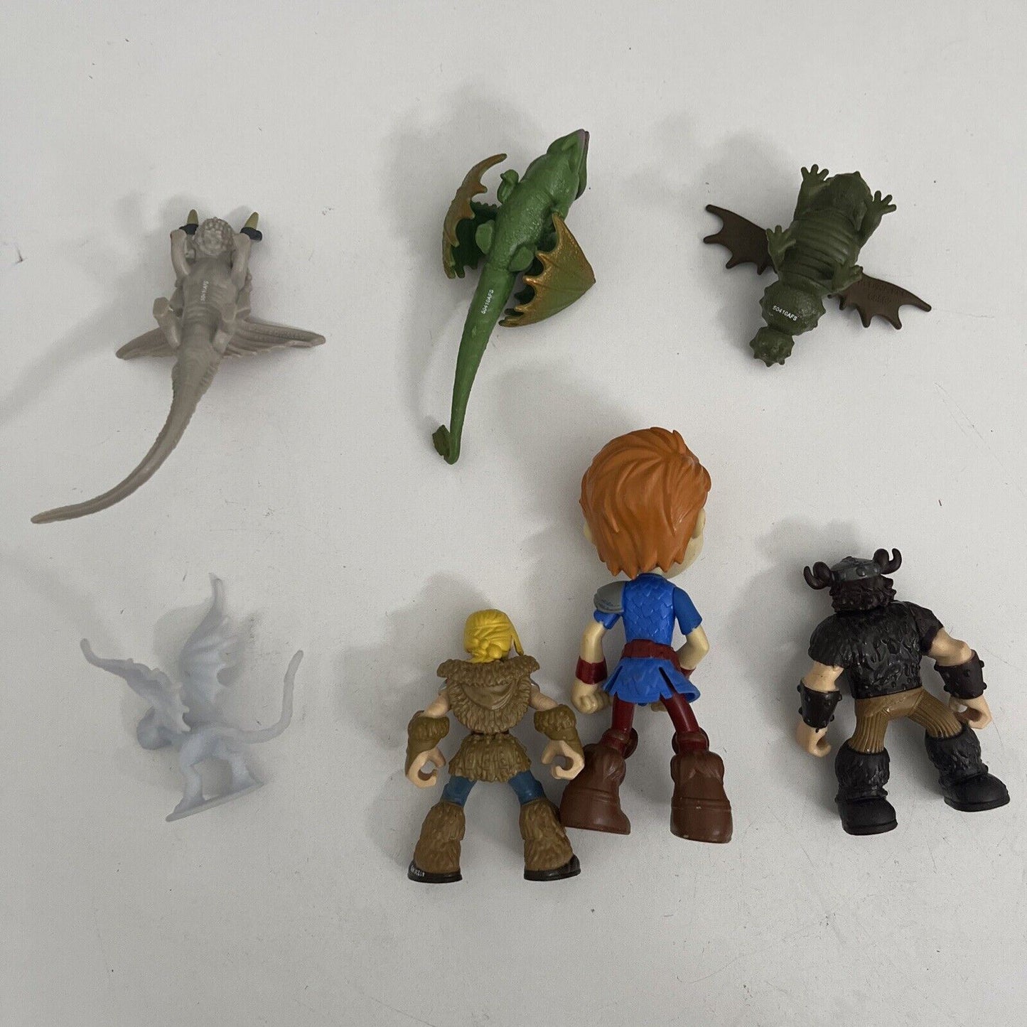 7x Dreamworks Dragon Rescue Riders How To Train Your Dragon Action Figure