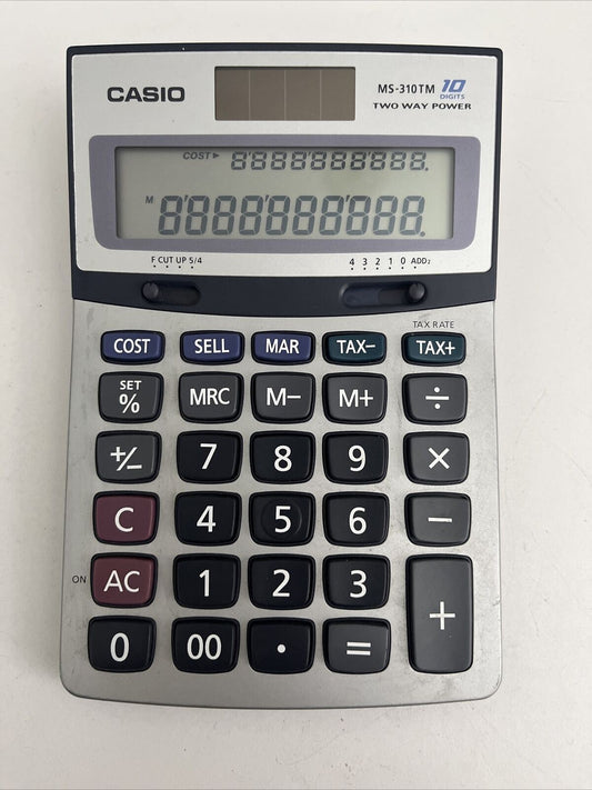 Casio MS-310TM Business Calculator Solar Powered