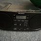 Sony ZS-PS50 CD Boombox with AM/FM Radio Tuner USB - Tested with Excellent Sound
