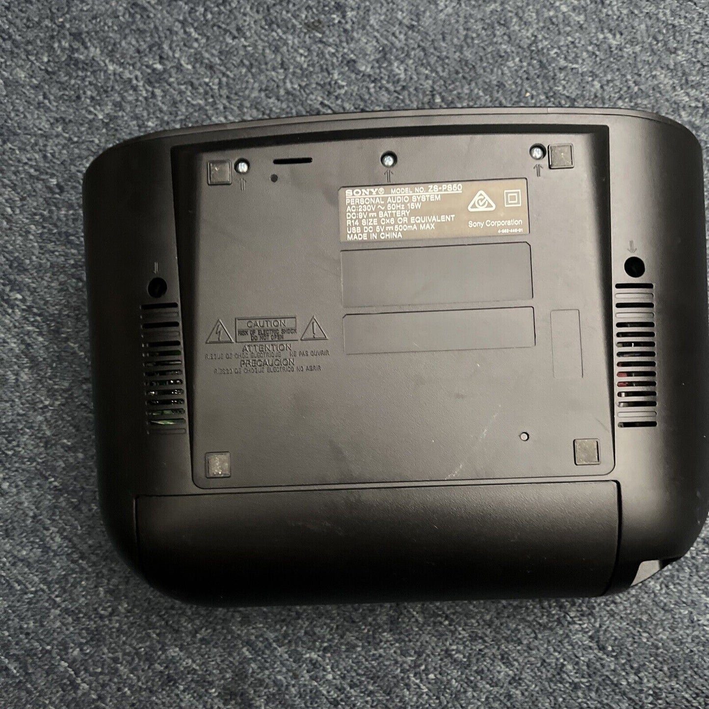 Sony ZS-PS50 CD Boombox with AM/FM Radio Tuner USB - Tested with Excellent Sound