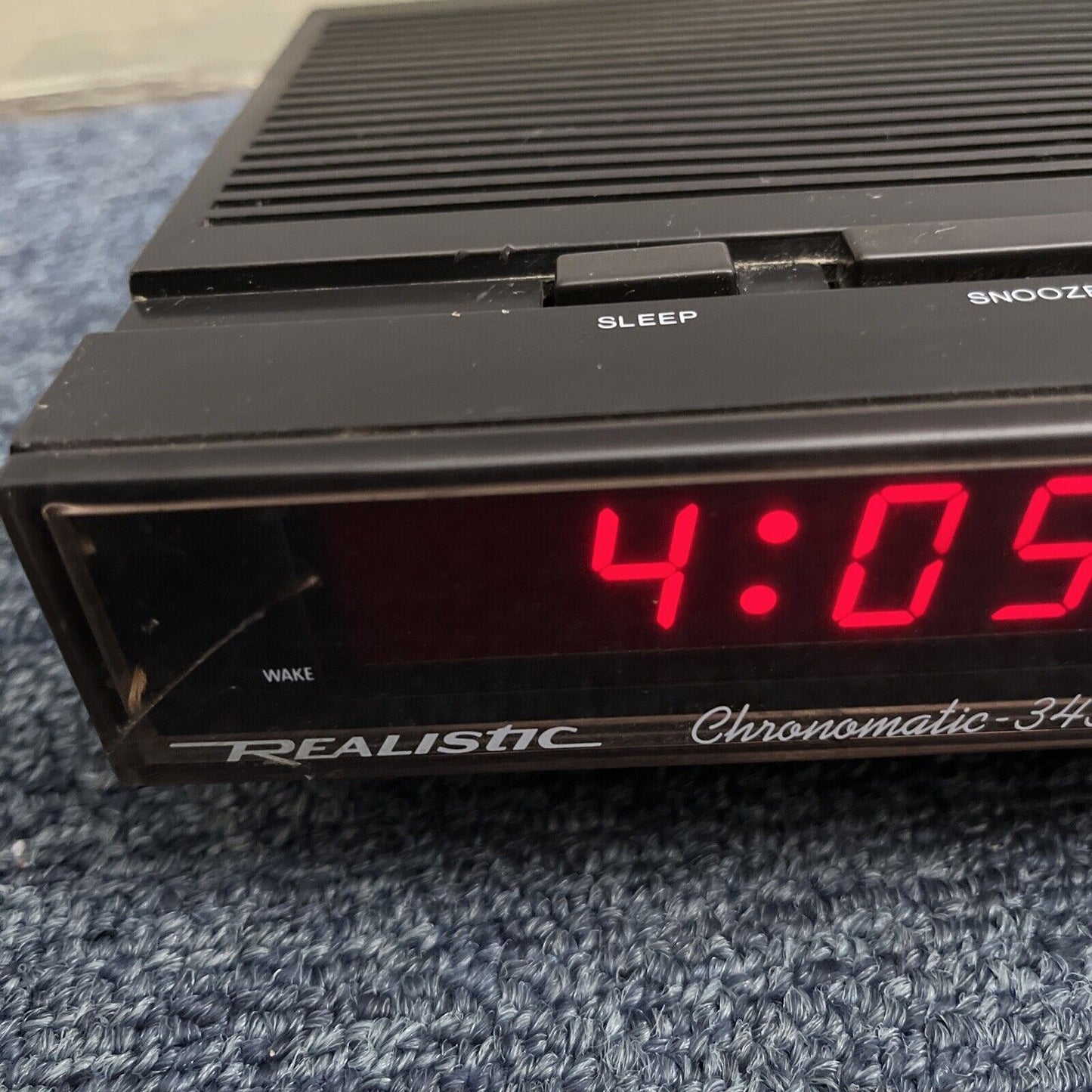 Vintage Realistic Chromatic -343 Alarm Clock Radio