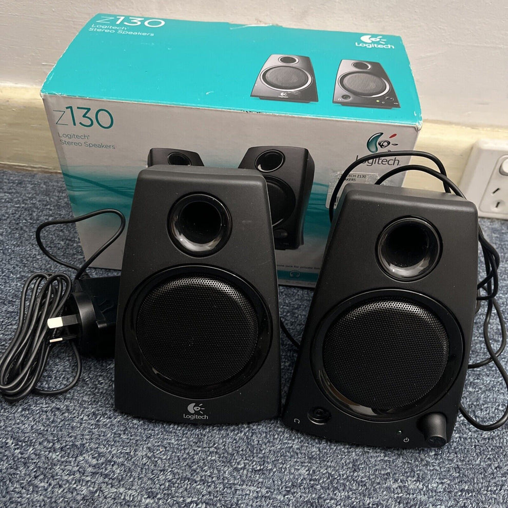 Logitech Z140 Logitech Z130 Stereo Speakers 3.5mm Multimedia Speaker – Retro Unit
