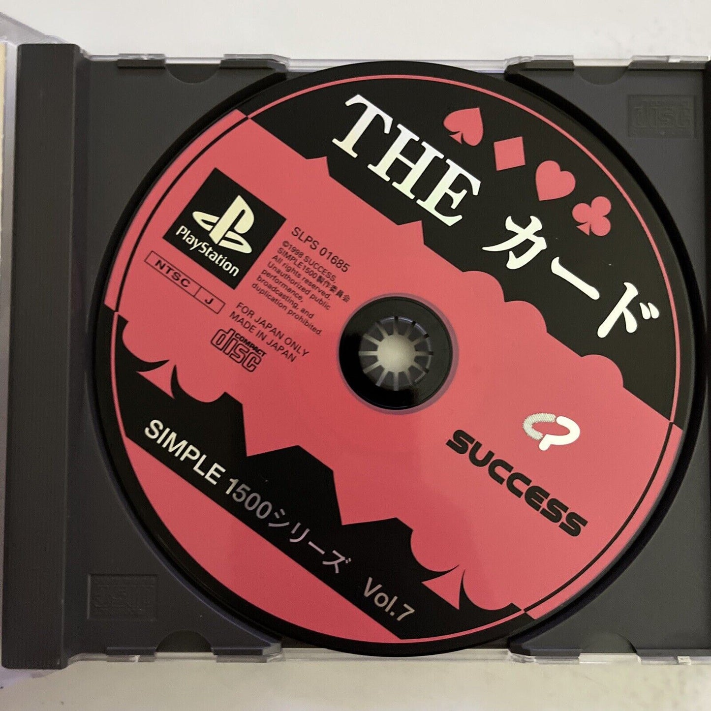 The Card - Sony PlayStation PS1 NTSC-J JAPAN 1998 Game