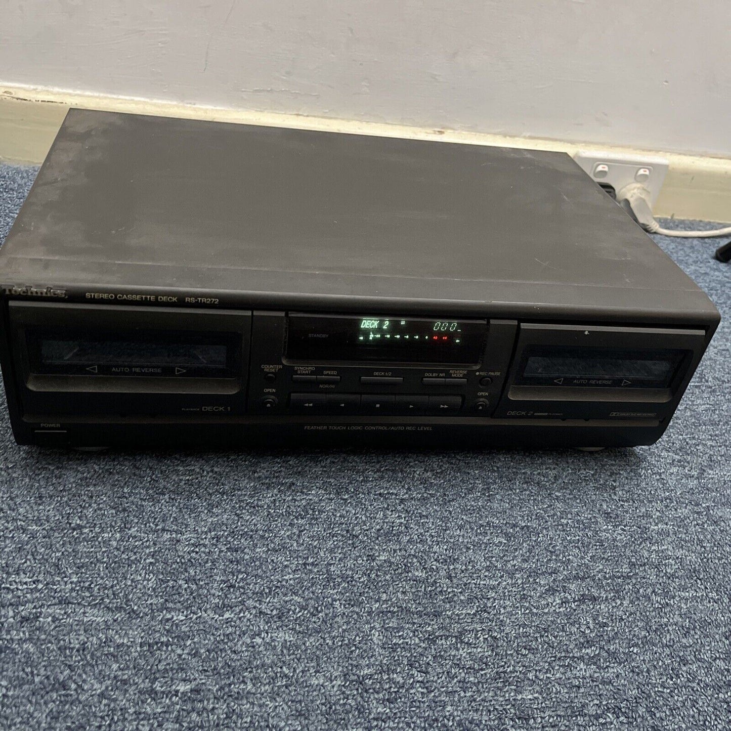 Technics Stereo Cassette Deck RS-TR272 For Parts Or Repair