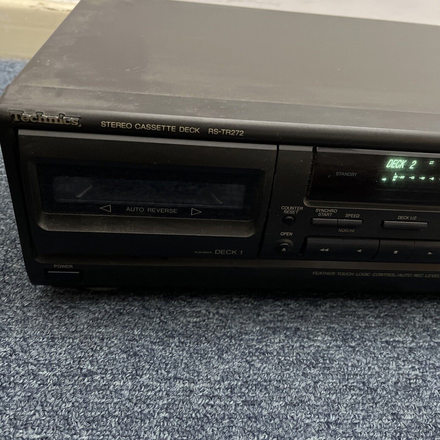 Technics Stereo Cassette Deck RS-TR272 For Parts Or Repair