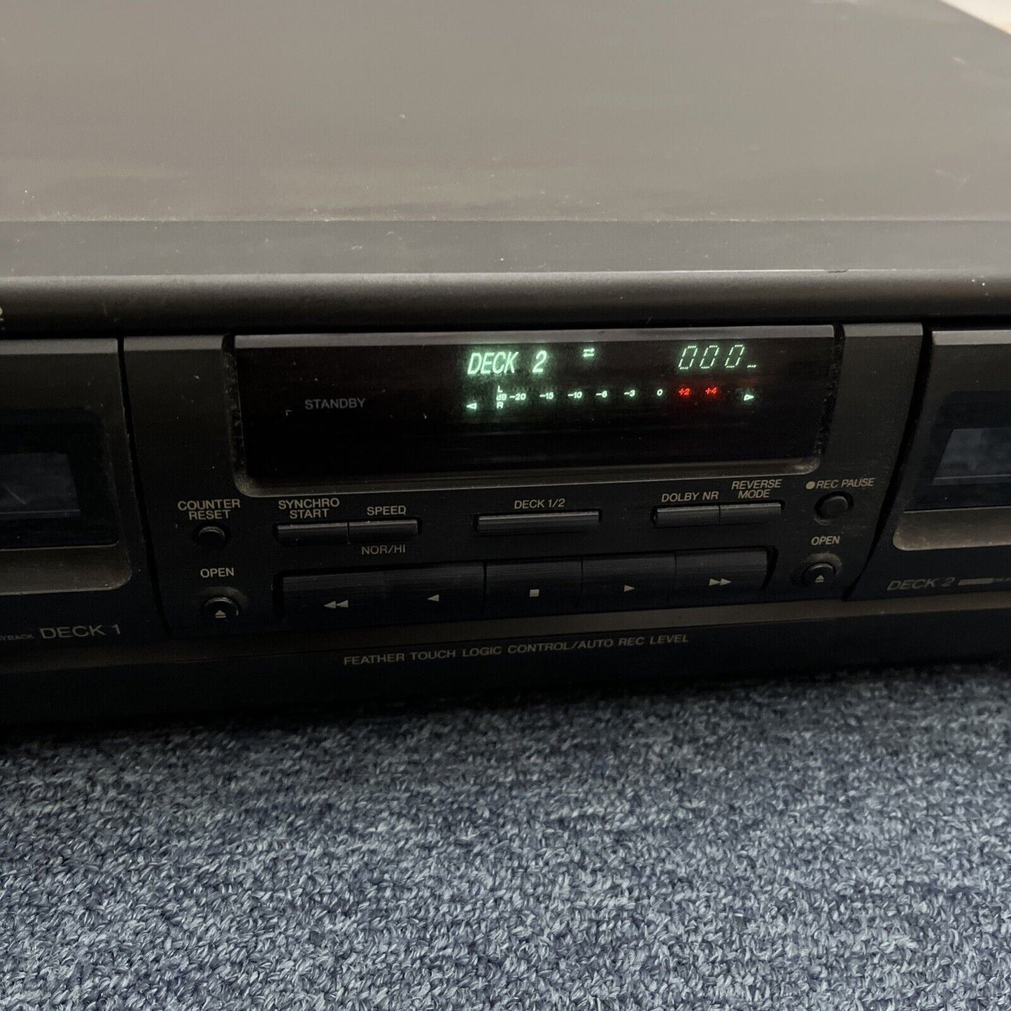 Technics Stereo Cassette Deck RS-TR272 For Parts Or Repair